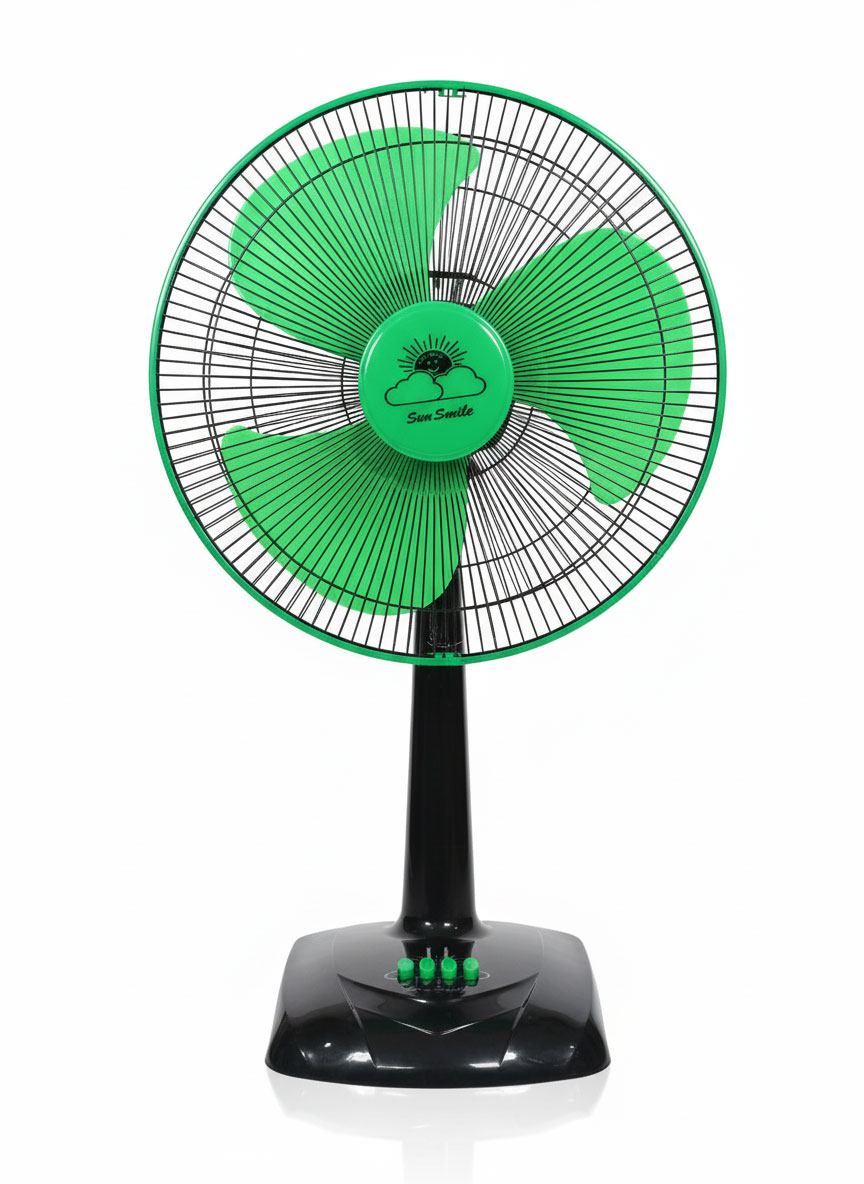 SUN SMILE พัดลมตั้งโต๊ะ 16นิ้ว คละสี
