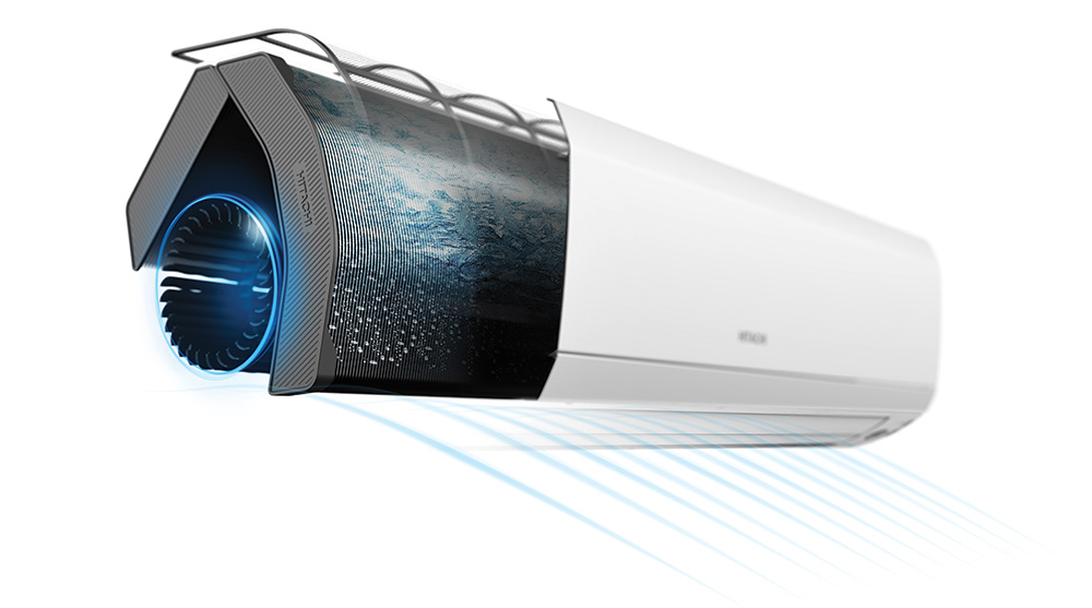HITACHI แอร์อินเวอร์เตอร์ RAK-CH10PCAST 9260BTU - ภาพที่ 9