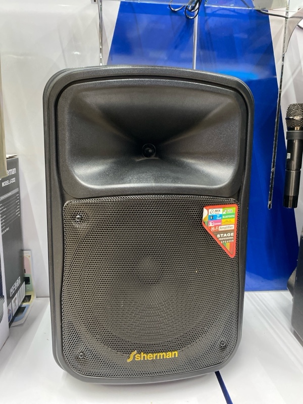 SHERMAN แอมป์พร้อมลำโพงขนาด 10 APS-125 100W