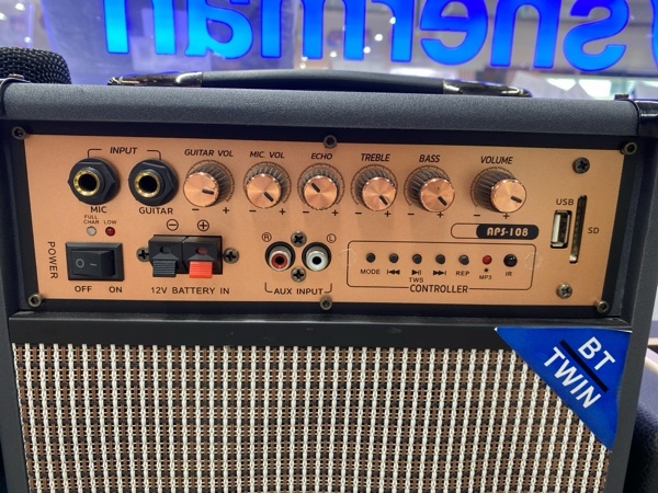 SHERMAN แอมป์พร้อมลำโพงขนาด 6.5 APS-108 60W MIC - ภาพที่ 3