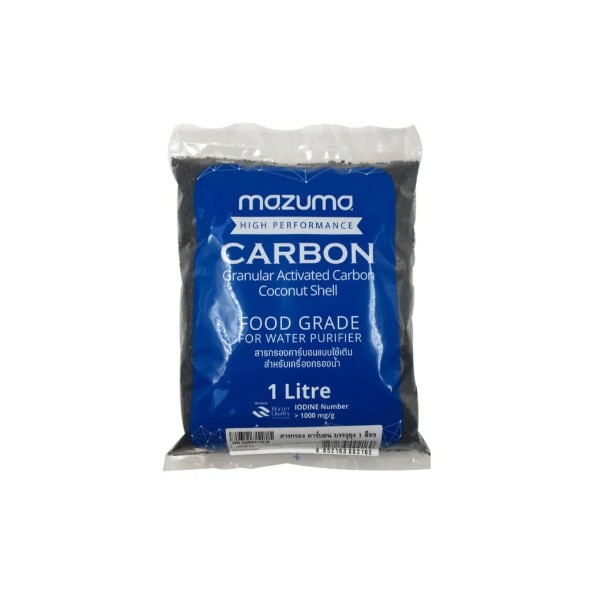 MAZUMA สารกรองคาร์บอน บรรจุถุง 1 ลิตร แบรนด์ MAZUMA - เครื่องใช้ไฟฟ้า ราคา 95 บาท