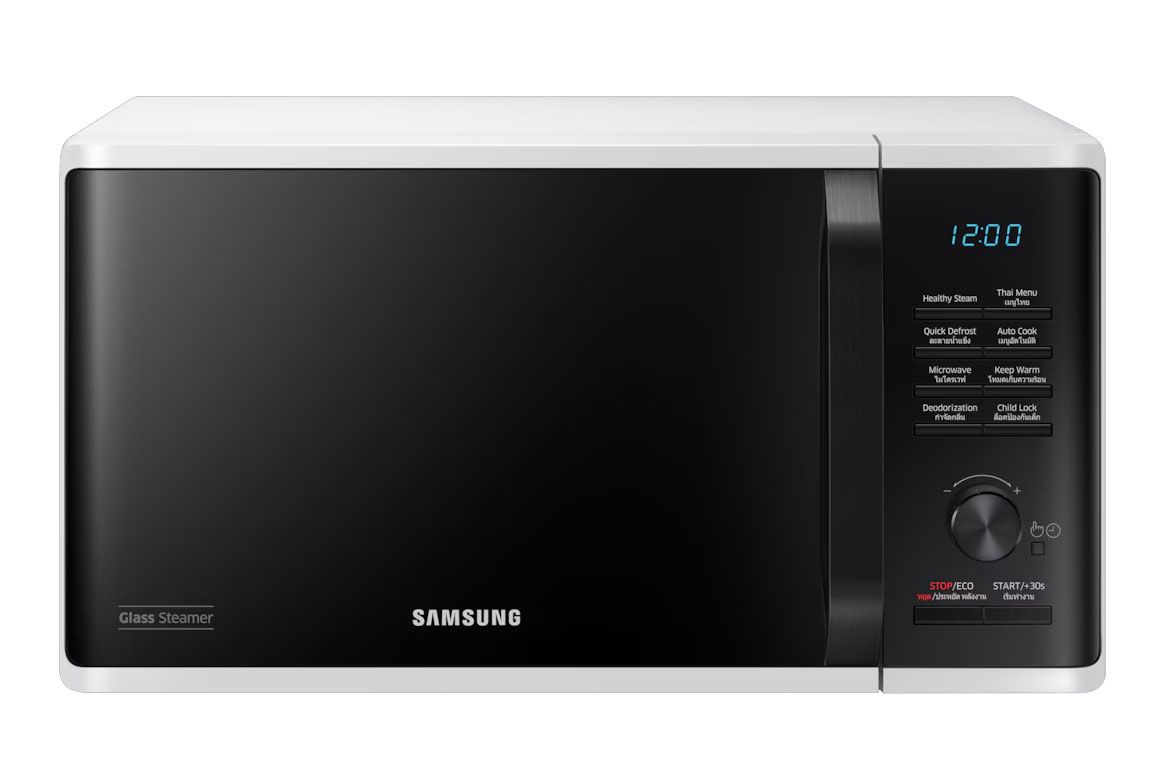 SAMSUNG ไมโครเวฟ MS23K3555EW/ST 23L สีขาว