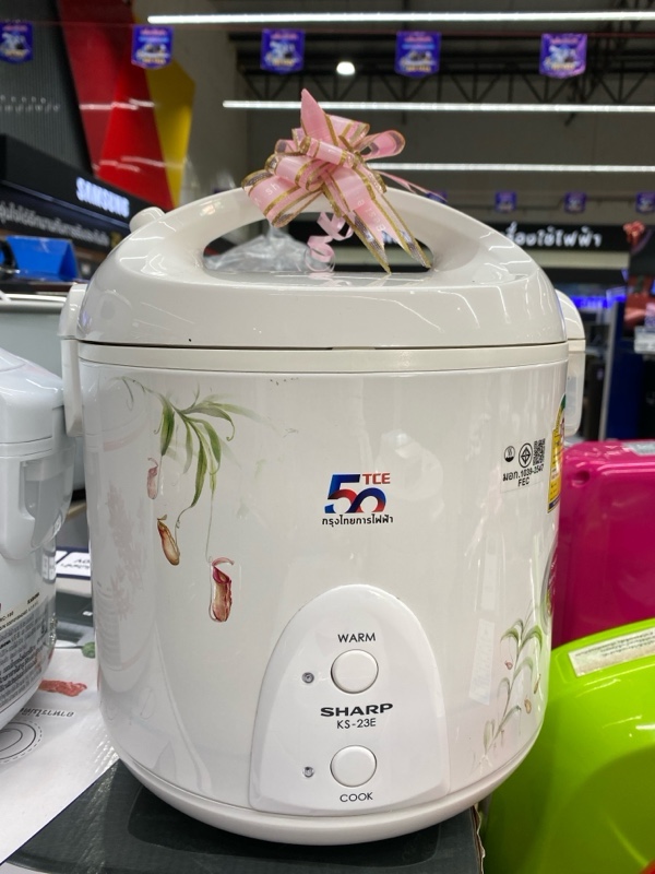 หม้อหุงข้าว อุ่นทิพย์ 2.2 ลิตร KS-23E คละสี SHARP