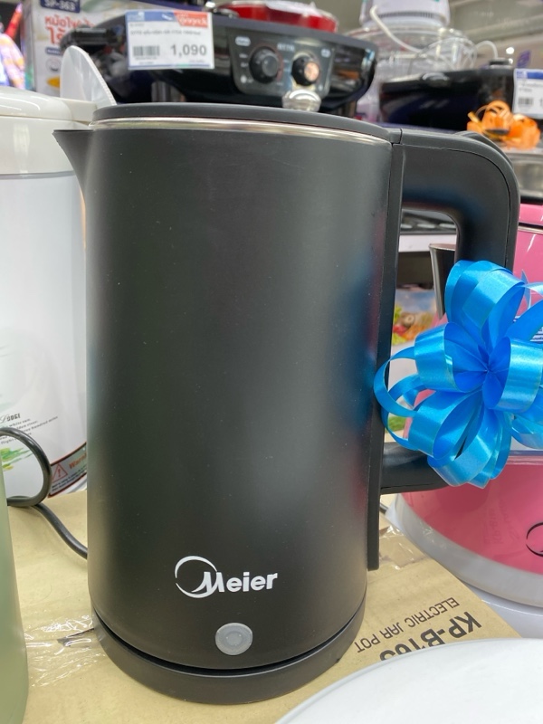 MEIER กาต้มน้ำไฟฟ้า 2ลิตร ME-S0001A สีดำ แบรนด์ บริษัท ซ่วงซิน ไซเอ็นซ์ แอนด์แทคโนโลยี จำกัด - เครื่องใช้ไฟฟ้า ราคา 259 บาท