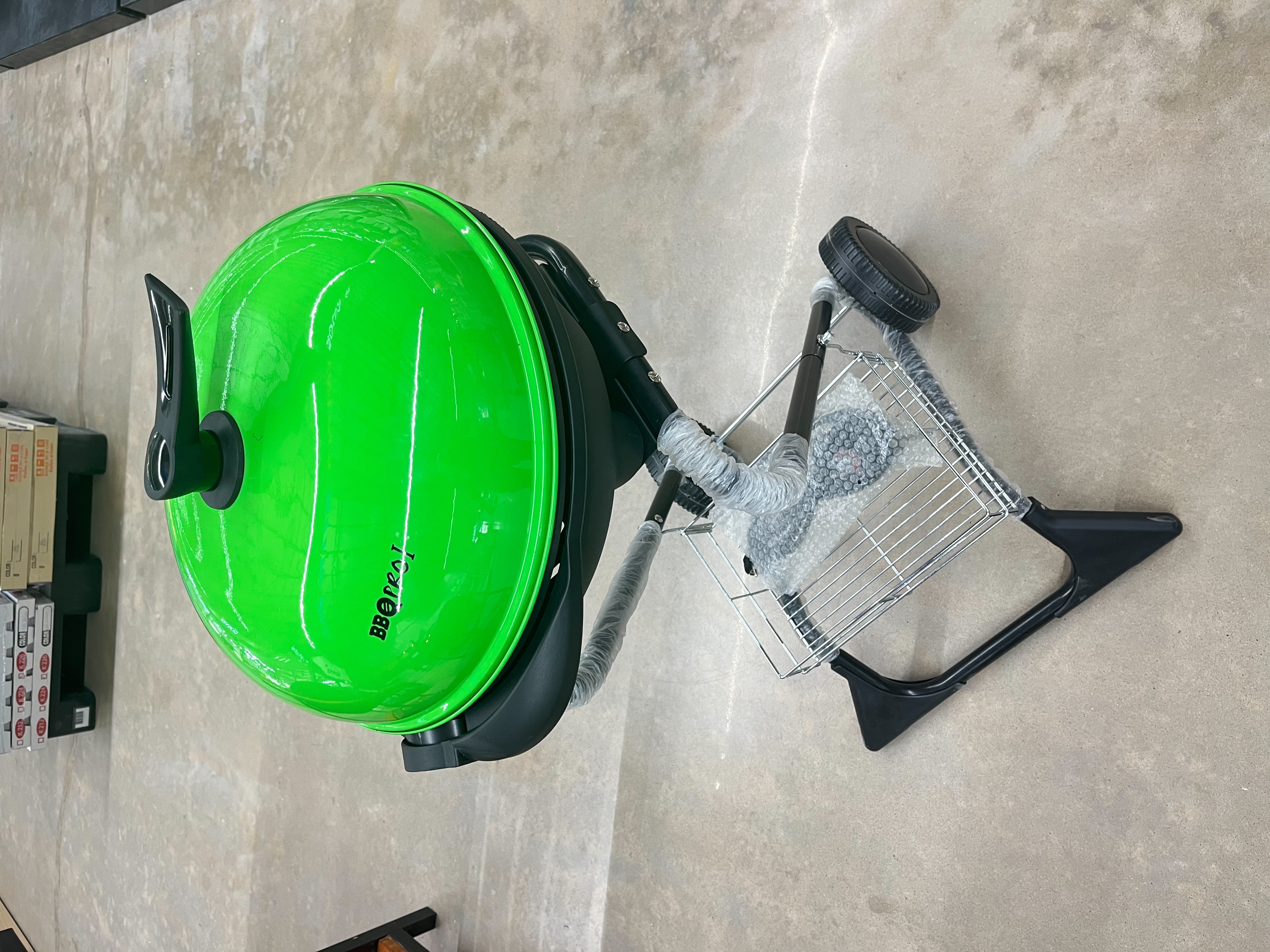 เตาปิ้งย่างไฟฟ้า BBQ Pro NC-5641 รถเข็น-มีล้อ สีเขียว