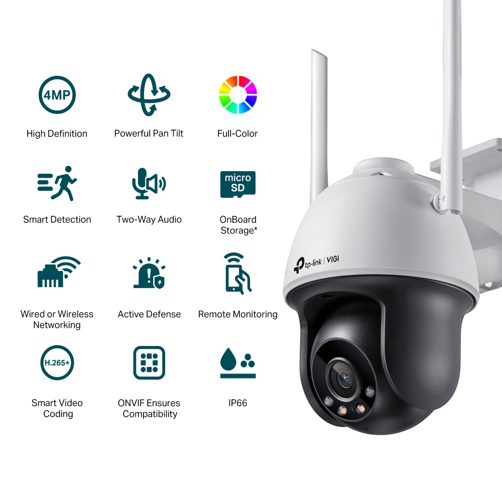 VIGI กล้องวงจรปิด C540-W 4MP (ภายนอก) - ภาพที่ 3
