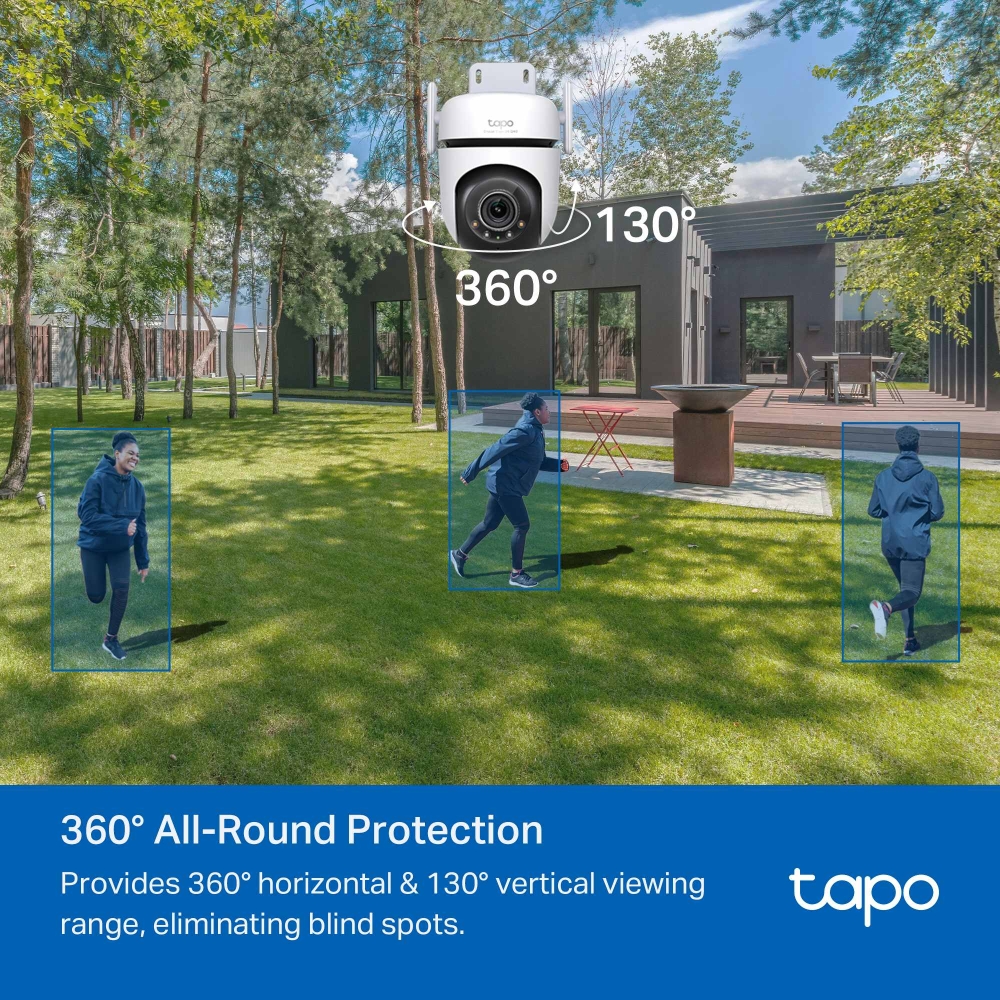 TAPO กล้องวงจรปิด C520WS 360องศา (ภายนอก) - ภาพที่ 7