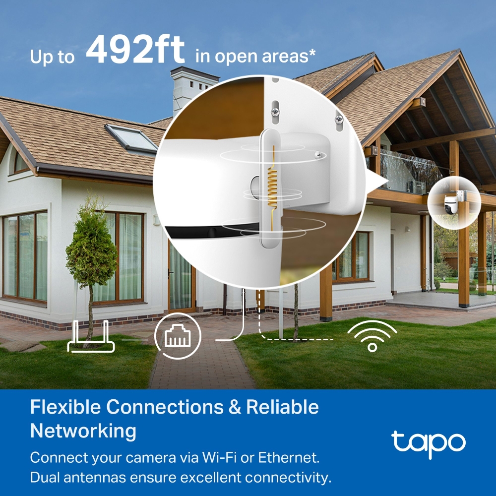 TAPO กล้องวงจรปิด C520WS 360องศา (ภายนอก) - ภาพที่ 9