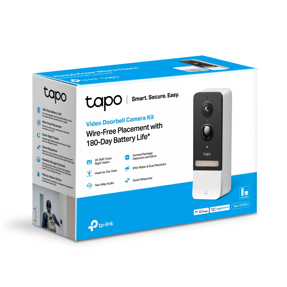 TP LINK กริ่งประตูไร้สาย D230S1 5MP - ภาพที่ 5