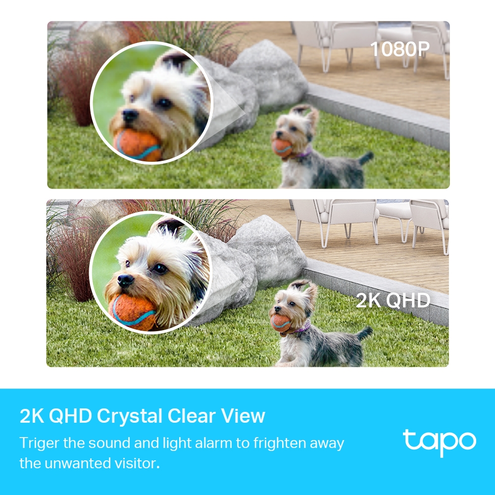 TAPO กล้องวงจรปิดแบตเตอรี่ C420 WI-FI 4 ล้านพิกเซล - ภาพที่ 2