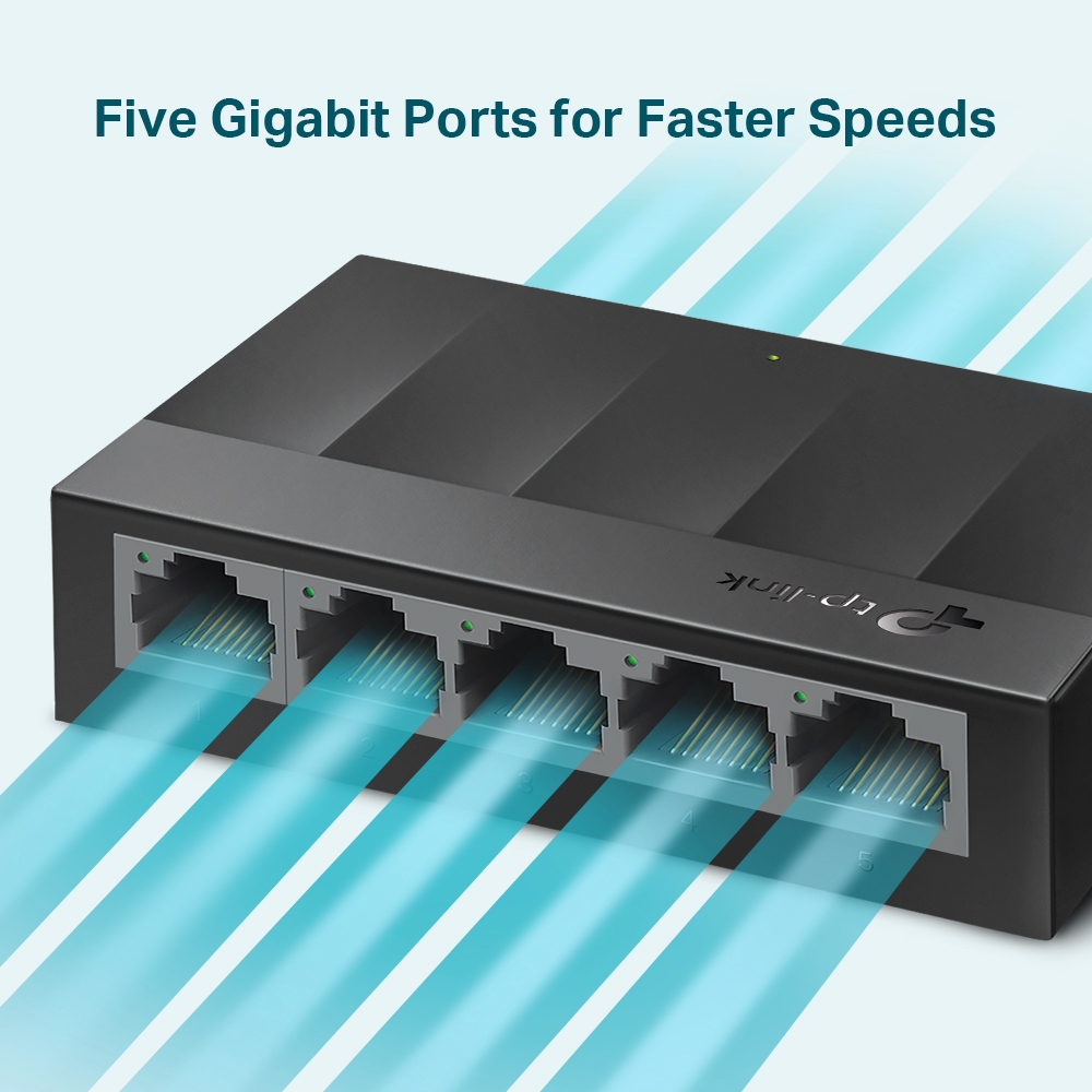 TP LINK สวิทซ์ฮับ LS1005G 5-Port - ภาพที่ 2