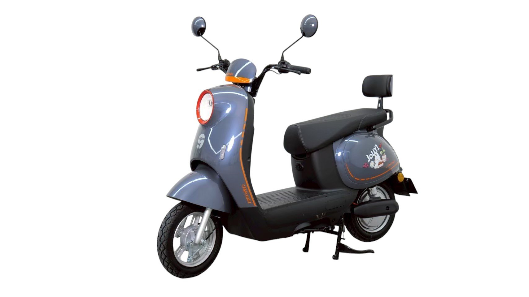 SAGASONIC จักรยานไฟฟ้าสองล้อ JOLLY สีเทา/ดำ แบรนด์ SAGA - เครื่องใช้ไฟฟ้า ราคา 16,990 บาท